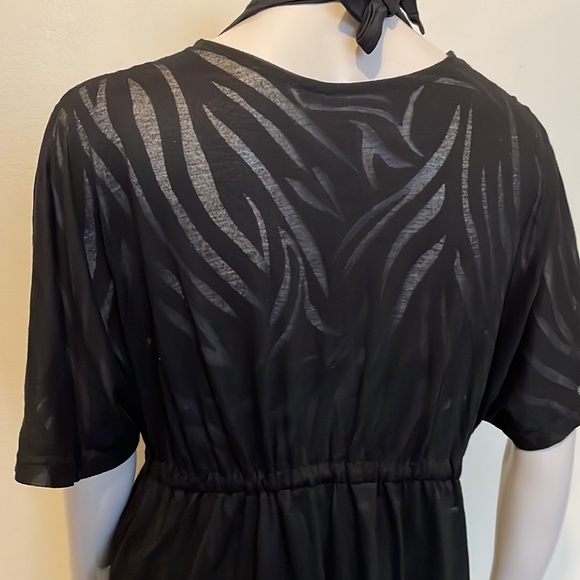 Black Swimsuit Cover Up, Size Medium - Picture 4 of 4